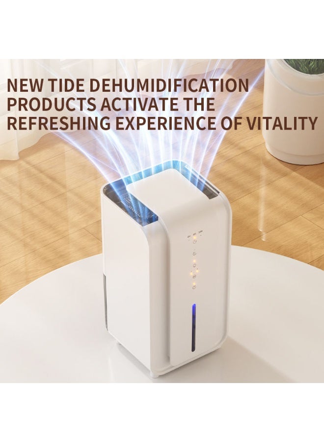 WALALLA Portable 1.5L Home Dehumidifier for Bedroom & Living Room, Quiet Air Moisture Remover with Auto Shut Off, Timer Mode & Visible Water Tank, Efficient Humidity Control & Mold Prevention - Image 3