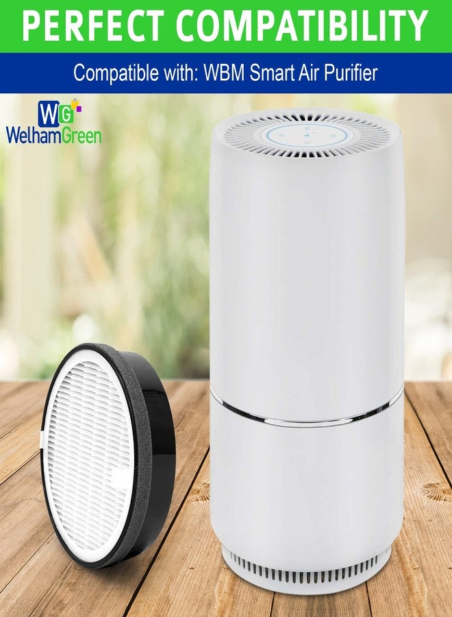فلتر بديل متوافق مع أجهزة تنقية الهواء WBM Smart AR-04 و Geniani G-2000-FL و Secura/GBlife/TCL/CISNO/iHome KJ65F-A1 و KJ65F-A2، ترشيح ثلاثي المراحل، فلتر بديل ممتاز - Image 2