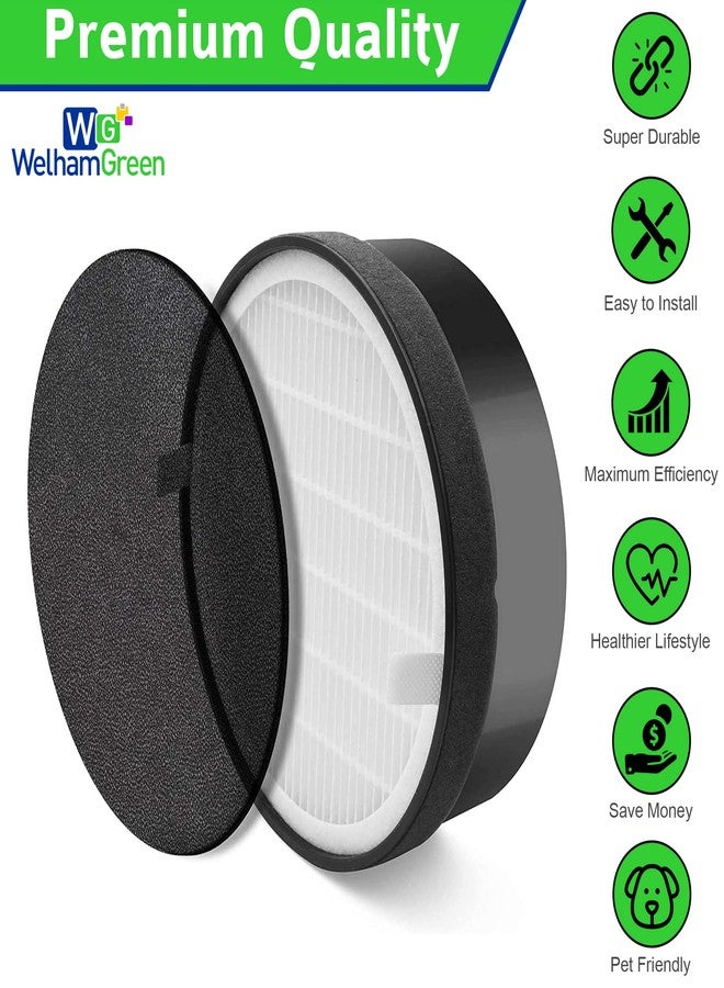 فلتر بديل متوافق مع أجهزة تنقية الهواء WBM Smart AR-04 و Geniani G-2000-FL و Secura/GBlife/TCL/CISNO/iHome KJ65F-A1 و KJ65F-A2، ترشيح ثلاثي المراحل، فلتر بديل ممتاز - Image 3