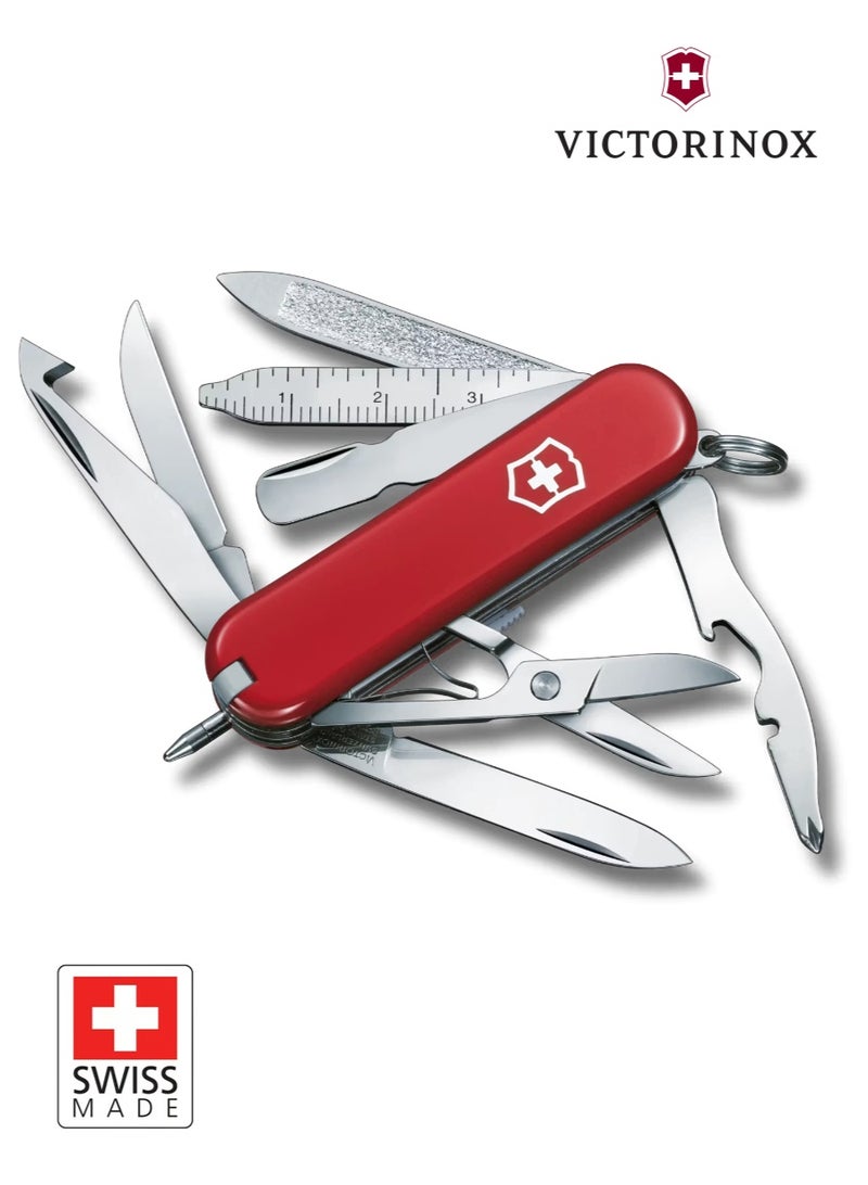 Victorinox Mini Champ Pocket Knife in Red (0.6385) | Swiss Army Knife Multi-Tool | 18 Functions, Compact Keychain Tool for Everyday Use - Image 2