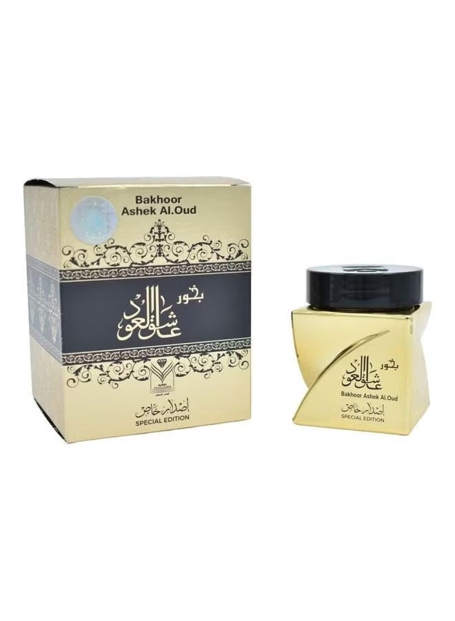 Al Maas Bakhoor Asheq Al Oud Special Edition Gold 30grams - Image 2