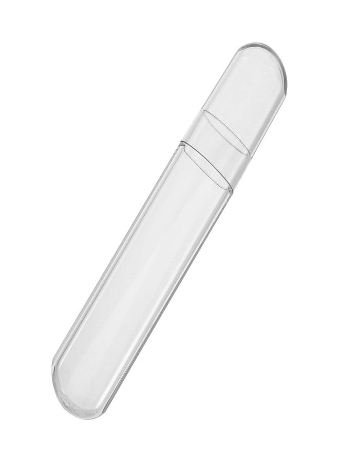 OHPHCALL Travel Tweezer Case Small Plastic Storage Tube with Caps Eyelash Tweezers Organizer for Nail Art Tools and Lash Extensions - Image 1