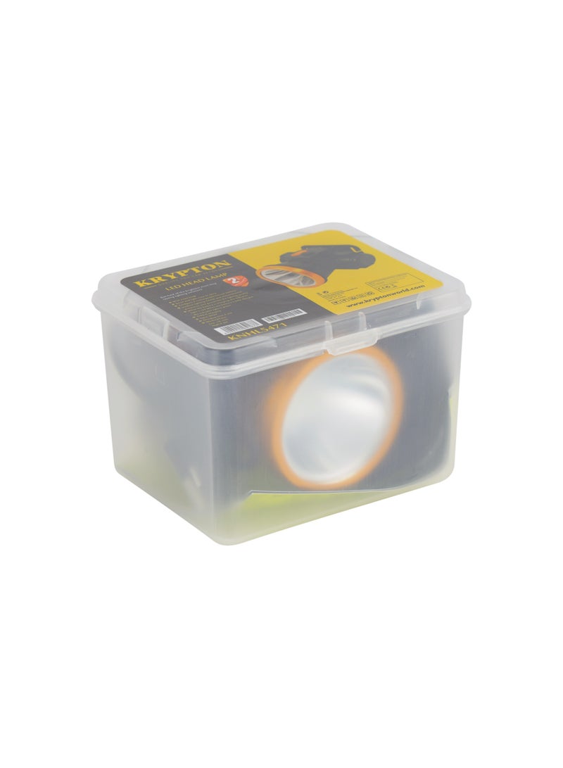 KRYPTON Compact Rechargeable Headlamp – 2 Light Settings, Long Battery Life, Lightweight Design – Great for Fishing, Hiking, and Emergency Use - Image 5