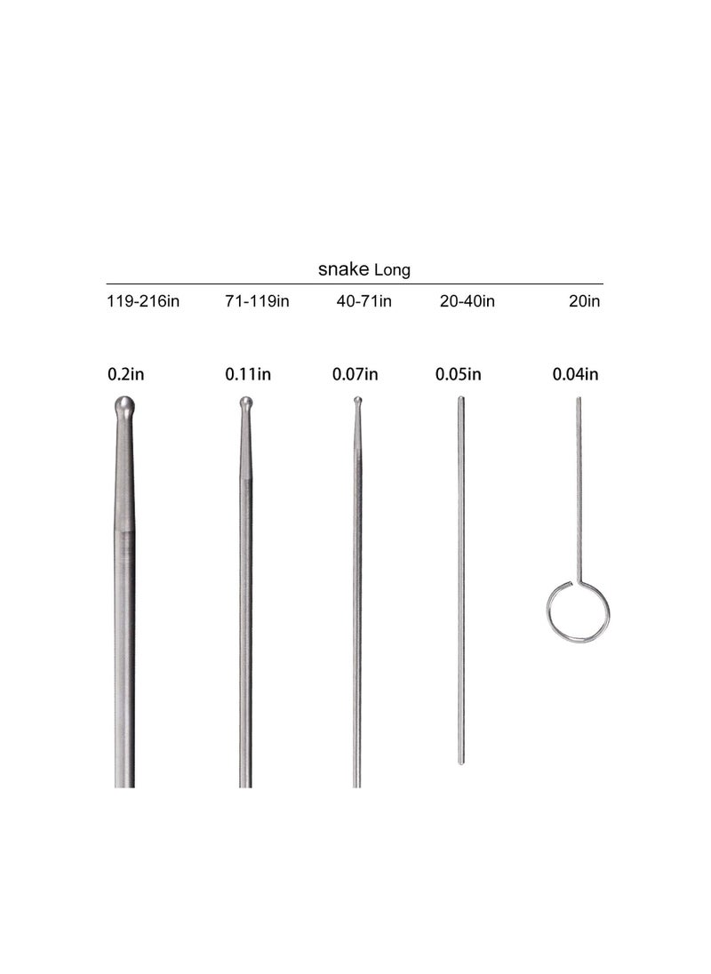 REPTIZOO REPTI ZOO Snake Probe Kit 6 Pieces Round Ball Tip Professional Reptiles Snake Sexing Kit Probes Set  - Image 3