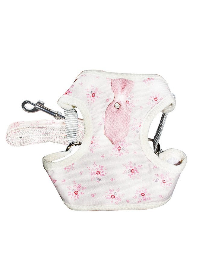 Emily Pets Dog Harness & Leash Set Breathable Soft Mesh Puppy Vest Harness Adjustable Pet Harnesses For Small Medium Pets Dogs And Cats |Pink|(Small) - Image 2