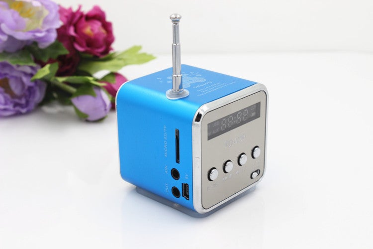 Td-V26 Portable Mini Bluetooth Speaker With Screen Radio Laptop Mp3 Player Speaker Card - Image 1