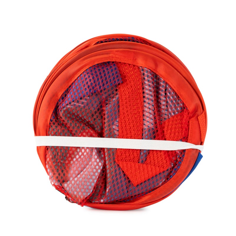 Jay Franco Marvel Spidey & His Amazing Friends Pop Up Hamper - Ghost Spider and Miles Morales Mesh Laundry Basket/Bag with Durable Handles - Storage for Clothes and Toys - Image 4