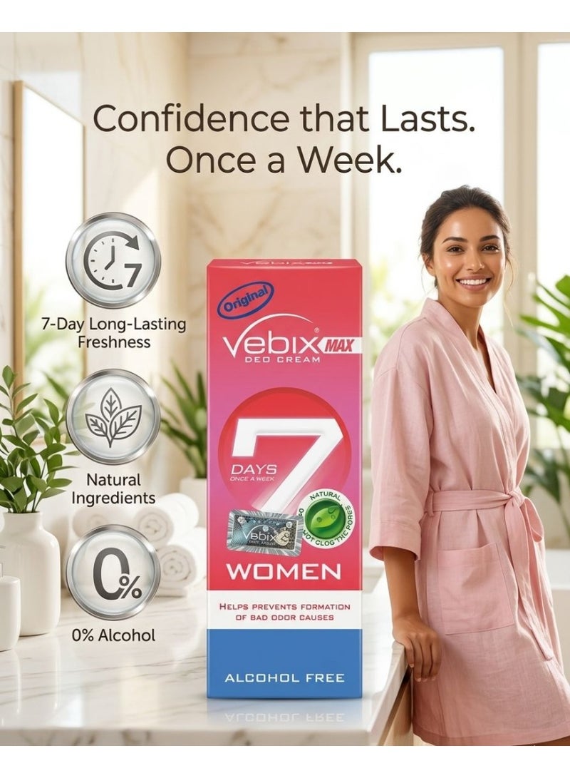 Vebix Max Deo Cream Deodorant 25ml - Image 2
