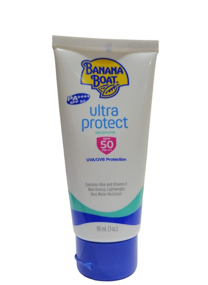 بانانا بوت لوشن واقي من الشمس فائق الحماية بعامل حماية من الشمس SPF50، 90 مل 