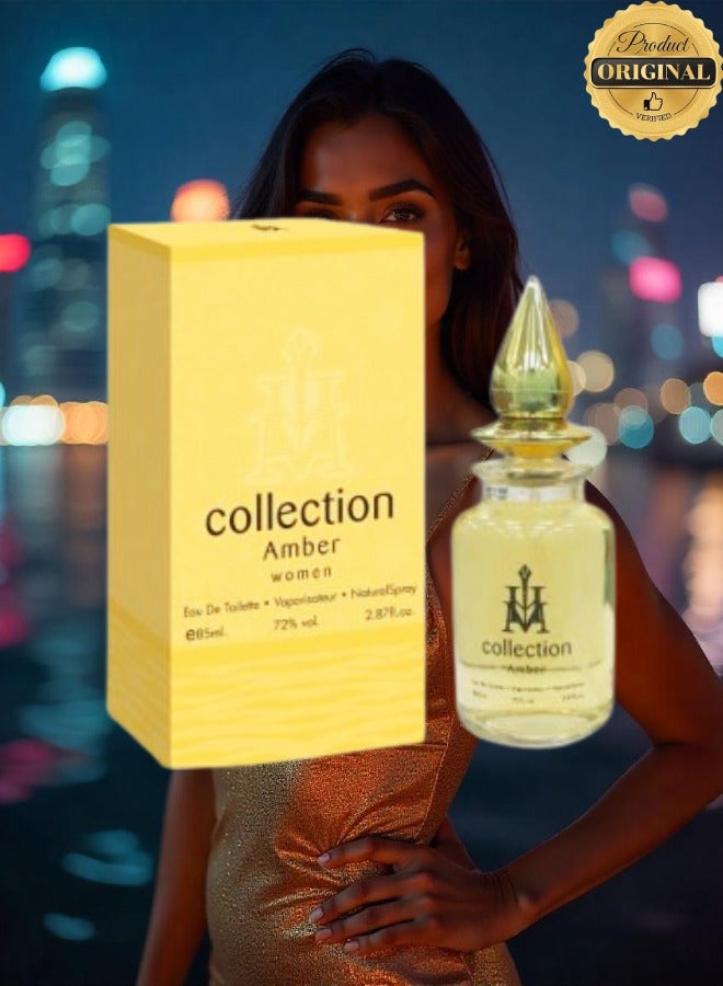 Collection 4 Pieces Collection Amber Women Perfume EDT 85ML - Image 2