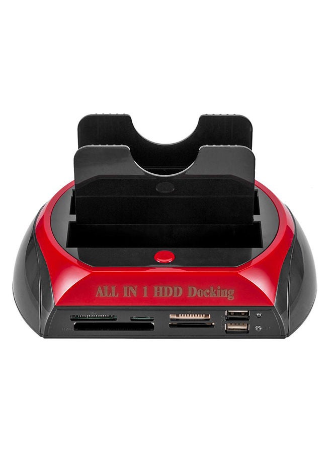 NIBEMINENT Double Dock HDD Docking Station 2.5inch/3.5inch SATA IDE Hub Black  - Image 3