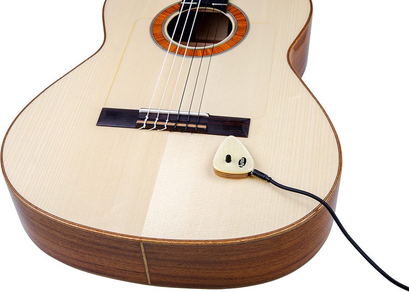 KNA AP-2 Universal Stick-On Piezo Pickup – Natural Acoustic Tone, Guitar, Uke, Drums, Percussion, Volume Control, No-Battery, Easy No-Mod Installation, Compatible with Nearly All Acoustic Instruments - Image 4