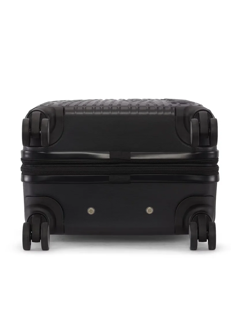 CALVIN KLEIN  Calvin Klein Hyper Luxe Hardside Luggage on Wheels for Unisex | Ultra Lightweight ABS with 4 Spinner Wheels|Color Black  | Best Price UAE