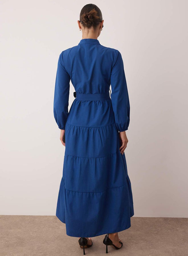 trendyol Woman Modest Dress Royal Blue - Image 4