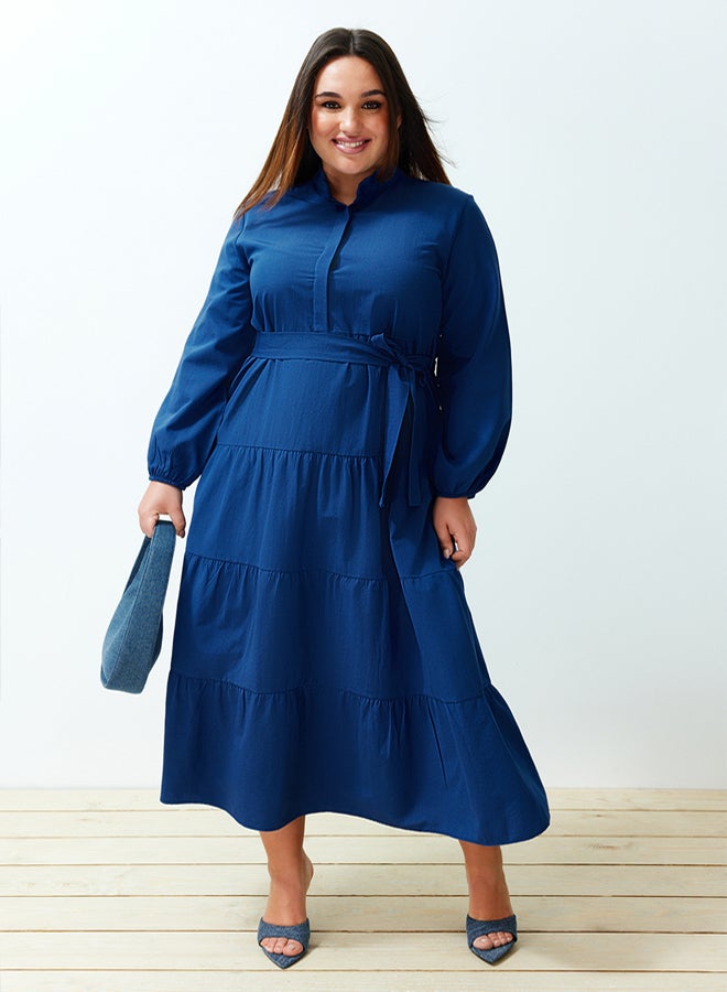 trendyol Woman Modest Dress Royal Blue - Image 5