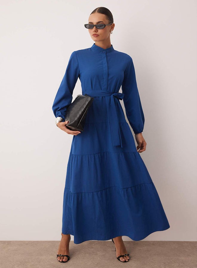 trendyol Woman Modest Dress Royal Blue - Image 1