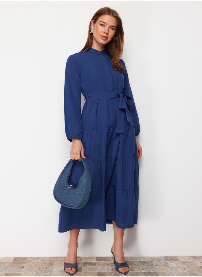 trendyol - Woman Modest Dress Royal Blue - Image 1