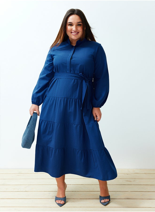 trendyol - Woman Modest Dress Royal Blue - Image 1