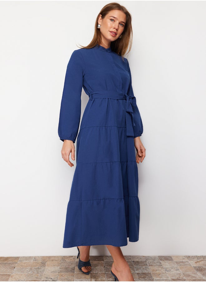 trendyol - Woman Modest Dress Royal Blue - Image 1