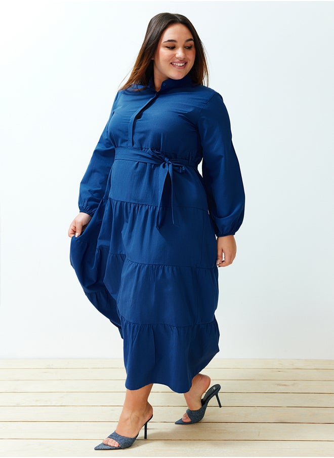 trendyol - Woman Modest Dress Royal Blue - Image 1