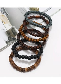 6pcs/set Simple Fashion Beaded Bracelet For Men Women Accessories Gift Suitable For Daily Wear - pzsku/Z81037FF77AA13A375C12Z/45/_/1730542376/b61782fe-2eea-47eb-9f2a-00c9b3bfddc8