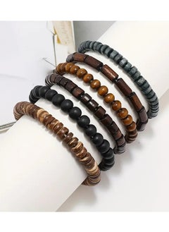 6pcs/set Simple Fashion Beaded Bracelet For Men Women Accessories Gift Suitable For Daily Wear - pzsku/Z81037FF77AA13A375C12Z/45/_/1730542385/0ae47863-0adb-42ac-8532-e1f0dce5cd27