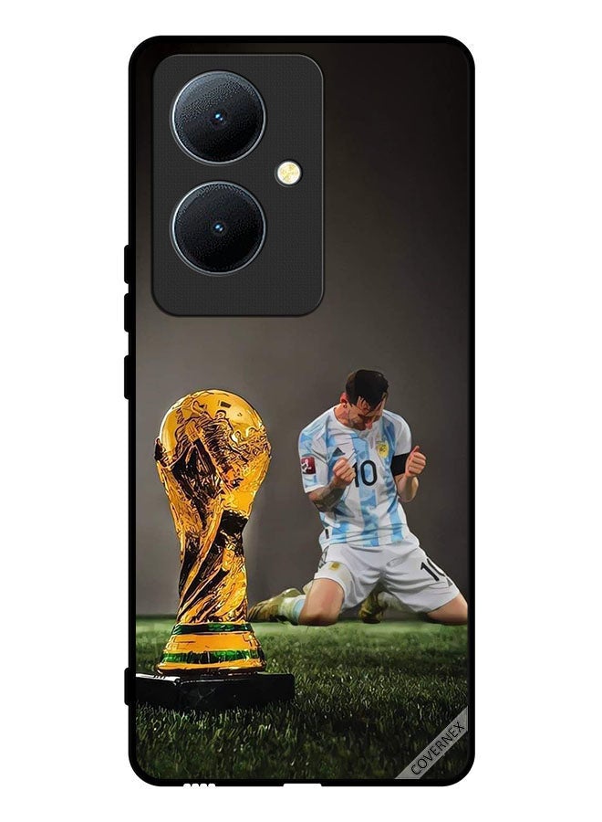 Covernex Protective Case Cover For Vivo Y78 5G Leo Messi & Fifa Trophy - Image 1