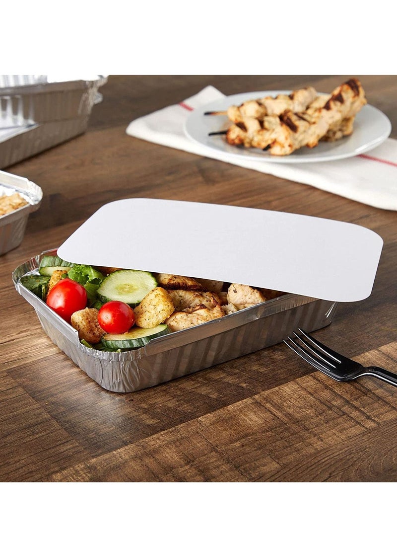 50 Pack Aluminum Foil Pans with Lids - Image 4