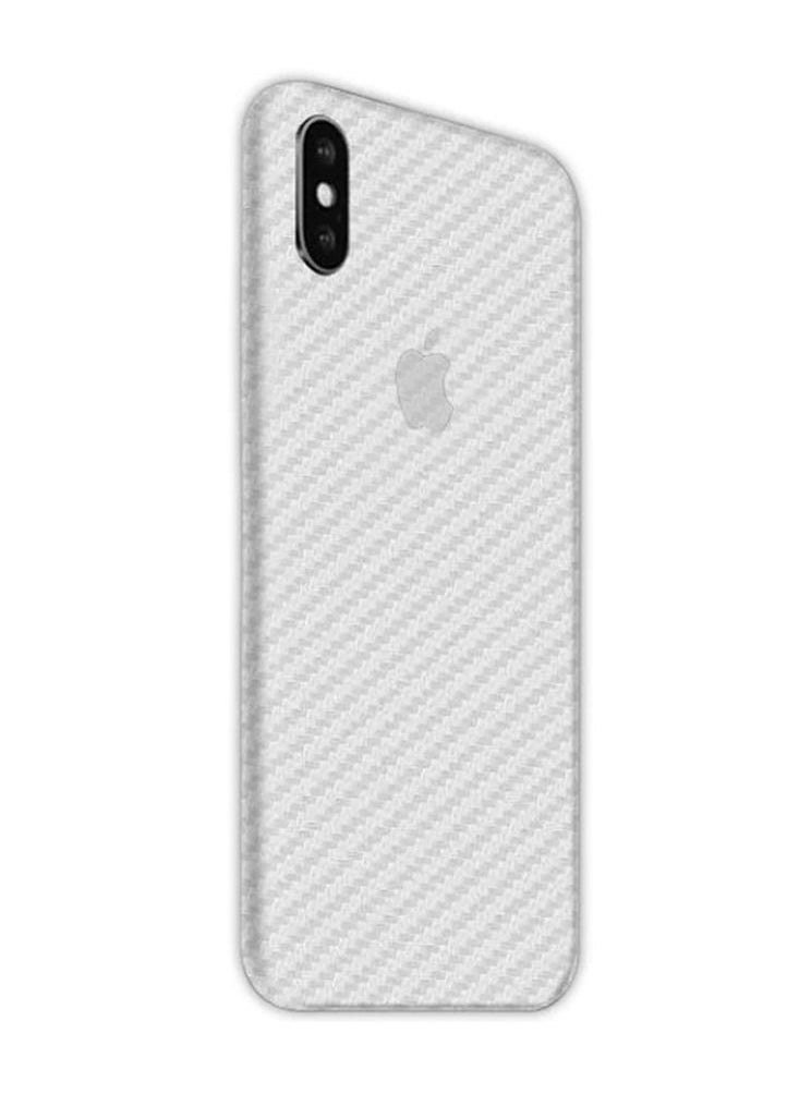 CATANES - 2Pack for iPhone XS Max Slim Case Ultra Lightweight Carbon Fiber Pattern Skin Cover Camera Protection Design with Clear Screen Protector White - Image 1