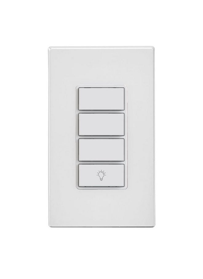 Leviton - Leviton Decora Smart Controller Switch, Wi-Fi 2nd Gen, Neutral Wire Required, Works with My Leviton, Alexa, Google Assistant, Apple Home/Siri, & Wired or Wire-Free 3-Way, D2SCS-1RW, White - Image 1