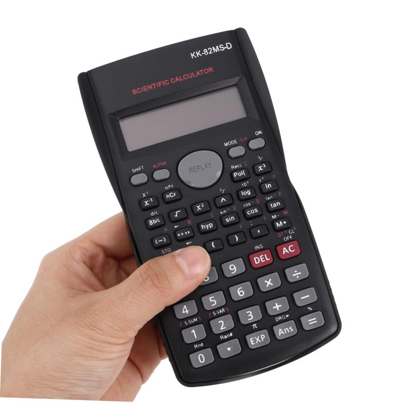 آلة حاسبة علمية مدمجة للطلاب بتصميم إلكتروني متعدد الوظائف لامتحانات المدرسة والأعمال - Image 4