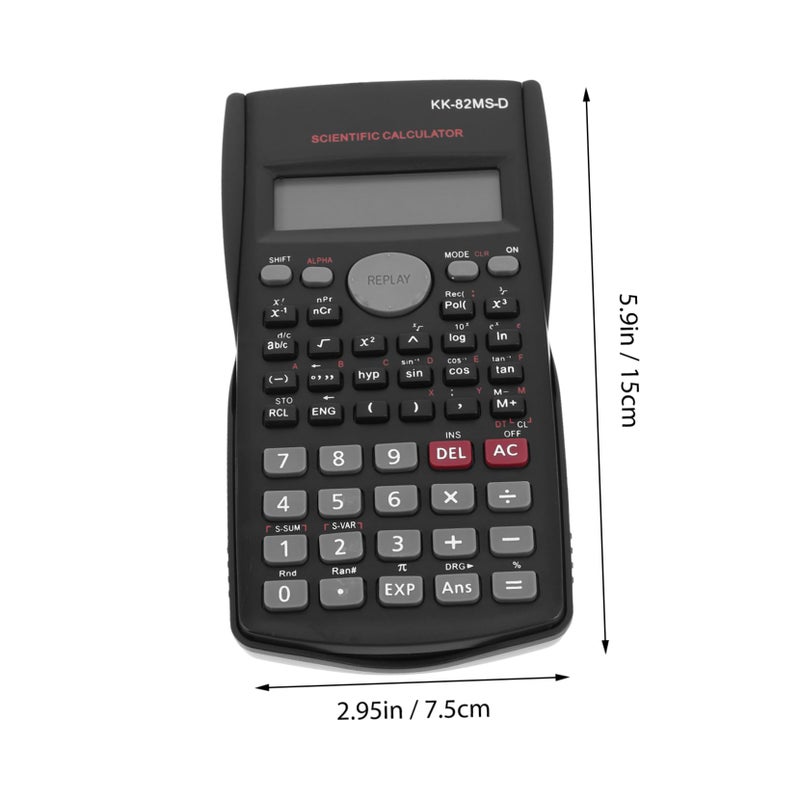 آلة حاسبة علمية مدمجة للطلاب بتصميم إلكتروني متعدد الوظائف لامتحانات المدرسة والأعمال - Image 3