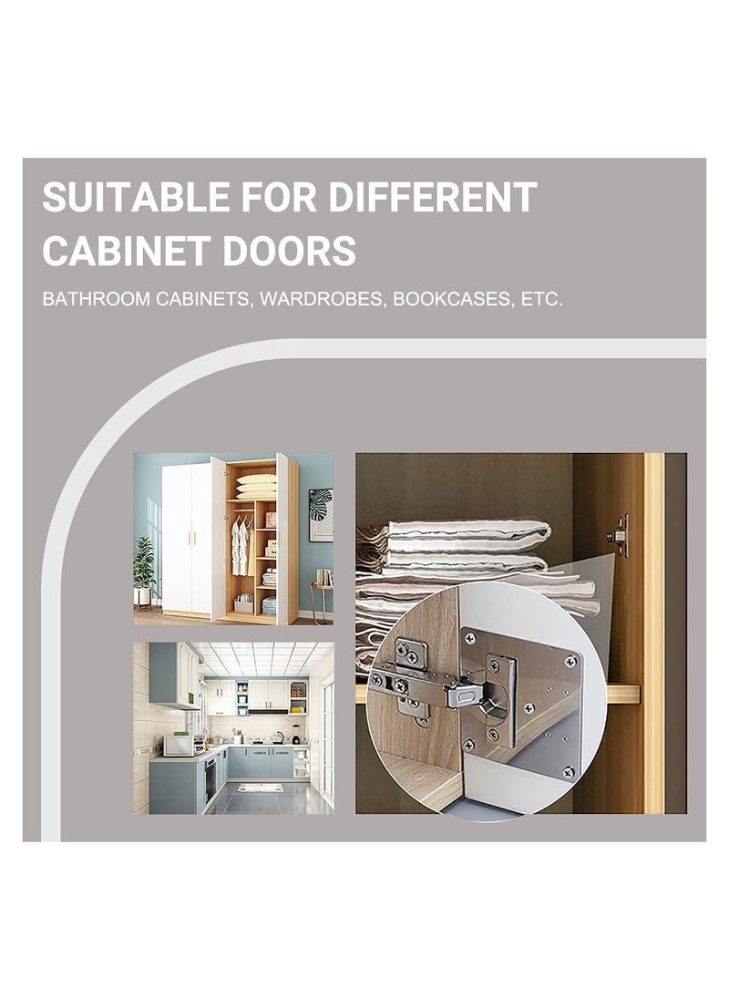 Y&D - 2 Packs Cabinet Hinge Repair Plate Kit, for Door, Brackets, Fix The Hinged Stainless Steel Door Panels - Image 1