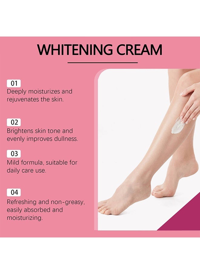 CUISHIFAN Whitening Cream -Dark Spot Corrector Cream - Underarm, Neck, Armpit, Knees, Elbows- Upgraded Formula, Instant Result 25g - Image 4