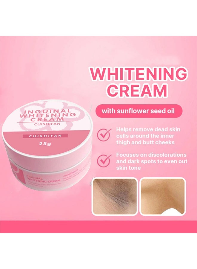 CUISHIFAN Whitening Cream -Dark Spot Corrector Cream - Underarm, Neck, Armpit, Knees, Elbows- Upgraded Formula, Instant Result 25g - Image 2