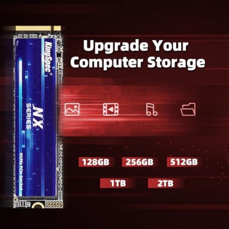 KingSpec NX Series 512GB Gen3x4 NVMe M.2 SSD Up to 3500MB s 3D NAND Flash M2 2280 Internal Solid State Drive for Desktop and Laptop - Image 5