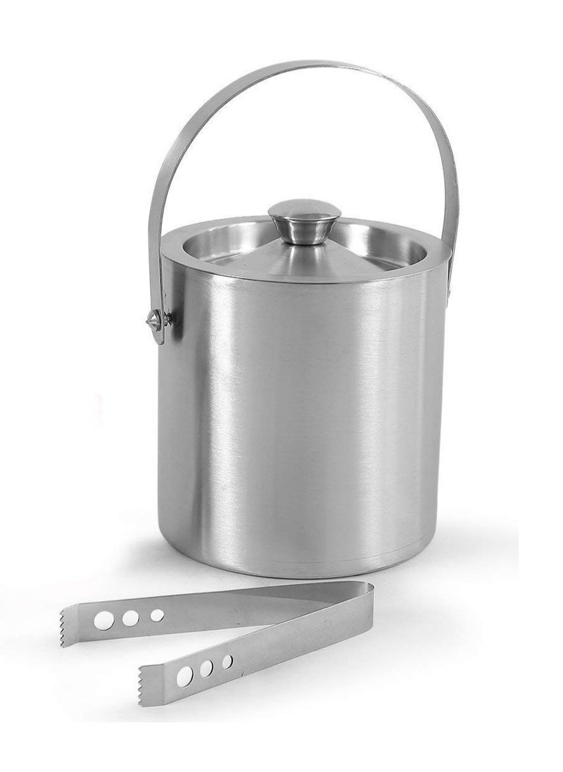 Ice Bucket Ice Cube Container Double Walled with Tongs and Lid for Chilling Champagne 1500ml - pzsku/Z8103F4D3DA00BA327BF9Z/45/_/1716800650/9a00480d-2bc1-460d-94be-aa67f1fde212