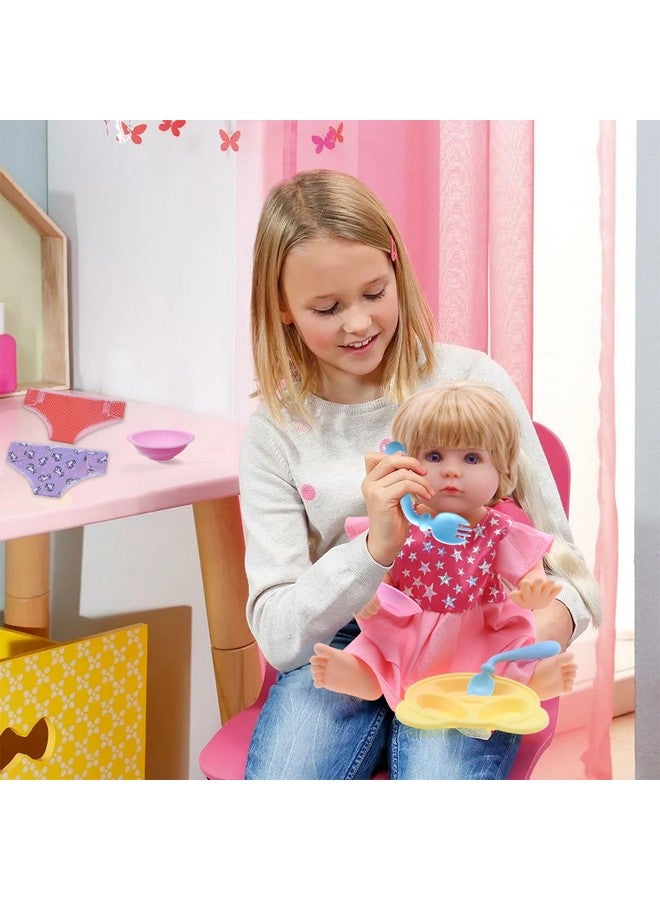 Digabi Alive Baby Doll Clothes - 9 Sets Girl Doll Clothes Dress For 10 11 12 Inch Doll, Doll Outfits Accessories For Baby Doll Girl, Pretty Doll Cloth Handmade Girl Christmas Birthday Gift - Image 4