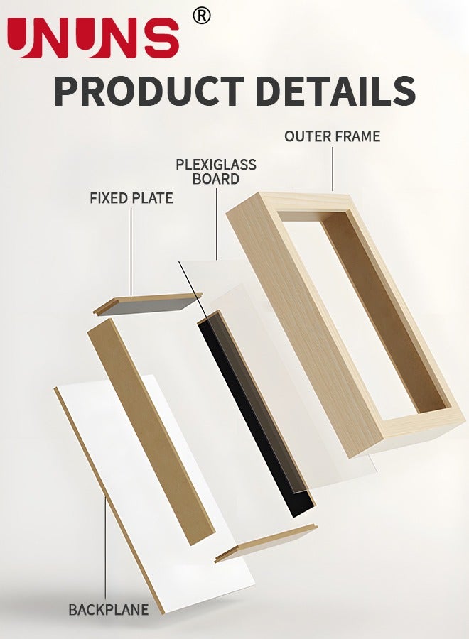 UNUNS Lighting Painting Decor,Illuminated Artwork (3 Light Modes) LED Lights Picture,Creative Wall Decoration For Home,Bedroom,Office,Perfect For Party,Wedding,Birthday - Image 4