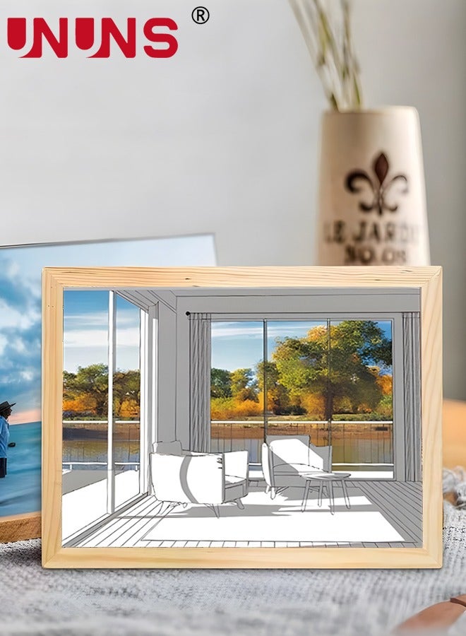 UNUNS Lighting Painting Decor,Illuminated Artwork (3 Light Modes) LED Lights Picture,Creative Wall Decoration For Home,Bedroom,Office,Perfect For Party,Wedding,Birthday - Image 5