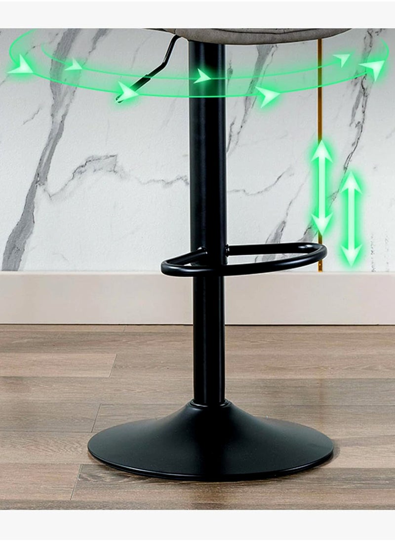 Set Of 2 Pieces Bar Stools Modern Counter Height Barstools 105 CM
