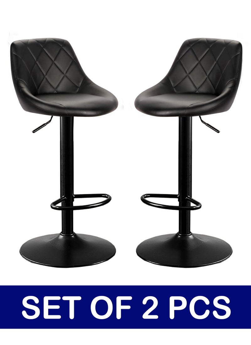 Set Of 2 Pieces Bar Stools Modern Counter Height Barstools 105 CM