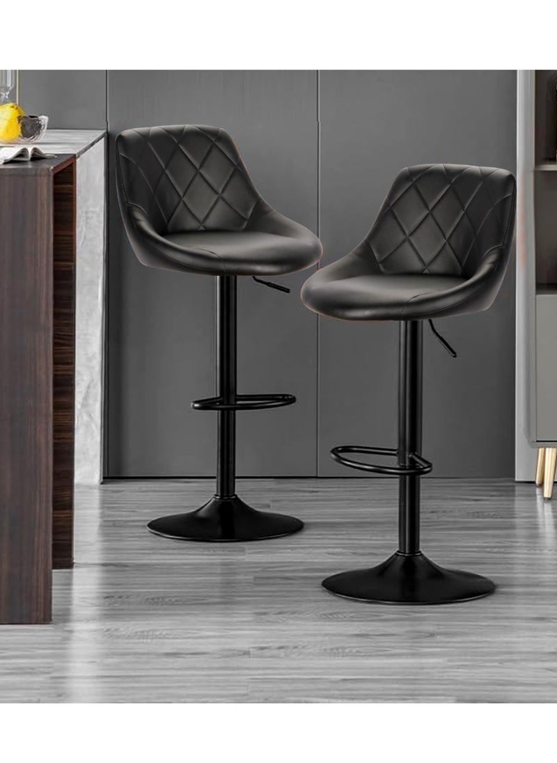 Set Of 2 Pieces Bar Stools Modern Counter Height Barstools 105 CM