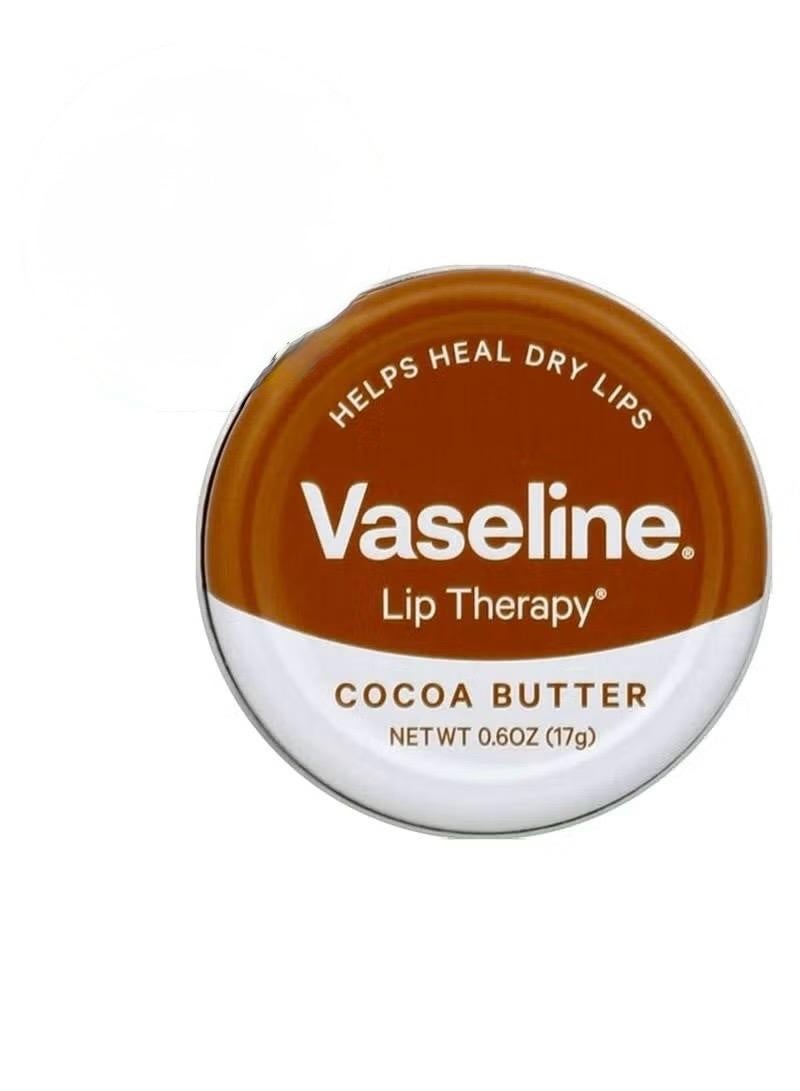 Vaseline Lip Therapy Cocoa Butter Balm Tin 20g | Original High-Quality Moisturizing Lip Balm for Dry & Chapped Lips | Deep Nourishment with Cocoa Butter | Soft, Smooth & Shiny Lip Care Protection - Image 1