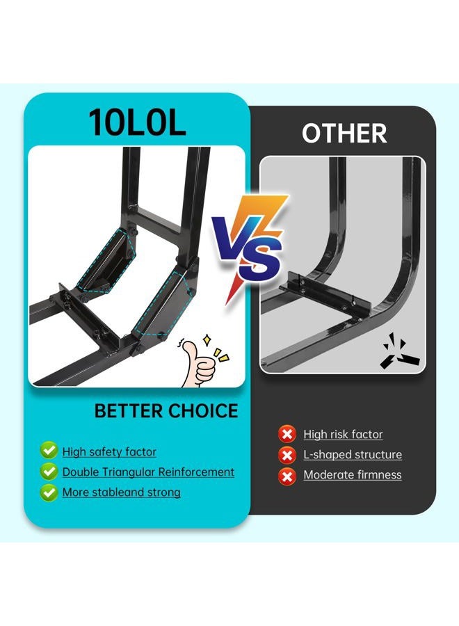 10L0L Newest Universal Golf Cart Rear Seat Safety Grab Bar Fits EZGO Club Car Yamaha, Heavy Duty Rear Seat Hand Rail Grab Bar Add Safety to Your Rear Passengers Black - Image 4