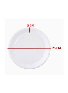 3P 150 round plastic plates, size 26 cm  - Image 2