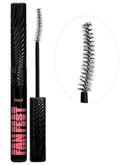 benefit BENEFIT COSMETICS Fan Fest Fanning Volumizing Mascara - Hyper Black, Long-Lasting, 8.5g  - Image 1