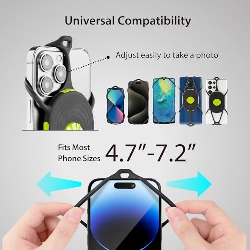 BONE Run Tie Connect Kit 2 Magnetic, Magnetic Running Phone Holder, Detachable & 360° Rotatable Sport Armband, Skin-Friendly Silicone Phone Carrier for Most Smartphones (Quick Release Kit) - Image 2
