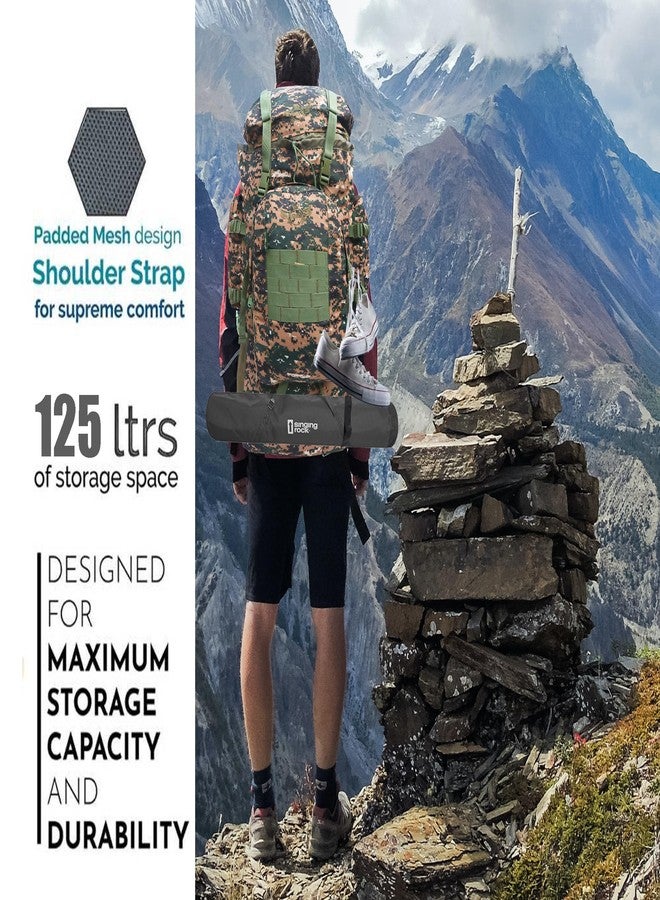 آذاد حقائب ظهر عسكرية للسفر والتنزه، واسعة للغاية، واحدة في اثنتين، حقيبة ظهر صغيرة قابلة للفصل (لون أخضر مهدي) (لون أخضر كاكي) - Image 5