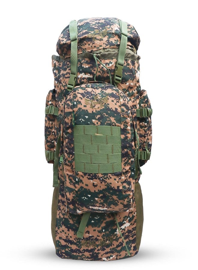 آذاد حقائب ظهر عسكرية للسفر والتنزه، واسعة للغاية، واحدة في اثنتين، حقيبة ظهر صغيرة قابلة للفصل (لون أخضر مهدي) (لون أخضر كاكي) - Image 1